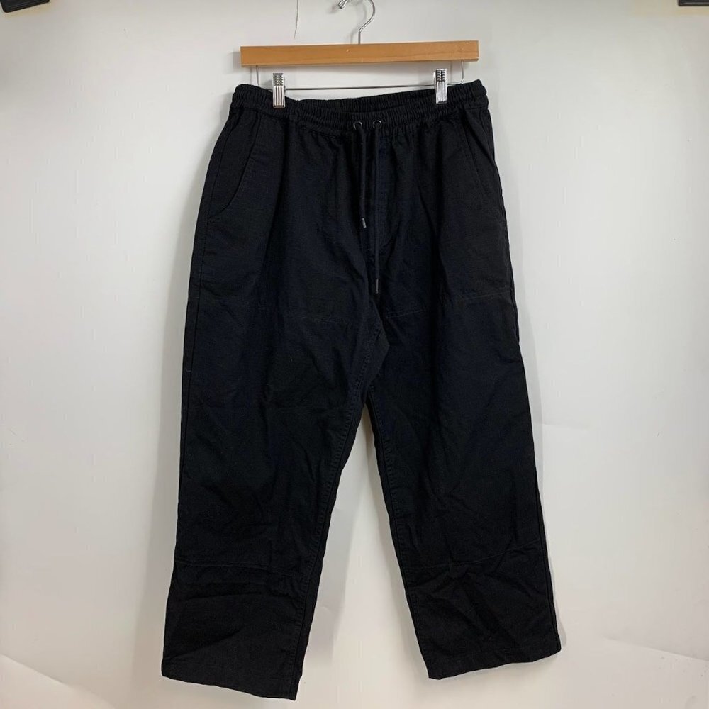 Tactics Women's Wave Cotton Elastic‎ Waist Drawstring Cropped Pants Size M